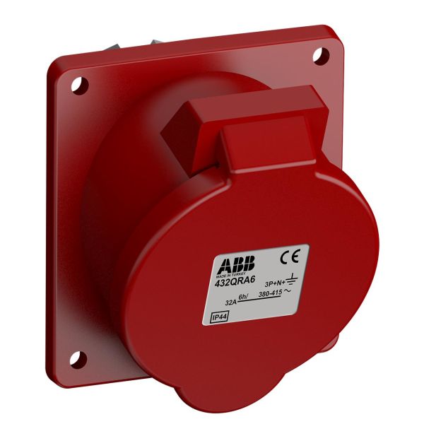ABB 2CMA102387R1000 Paneelin ulostulo pikaliitettävä, tärinänkestävä Kulma, 5-nastainen, 32 A