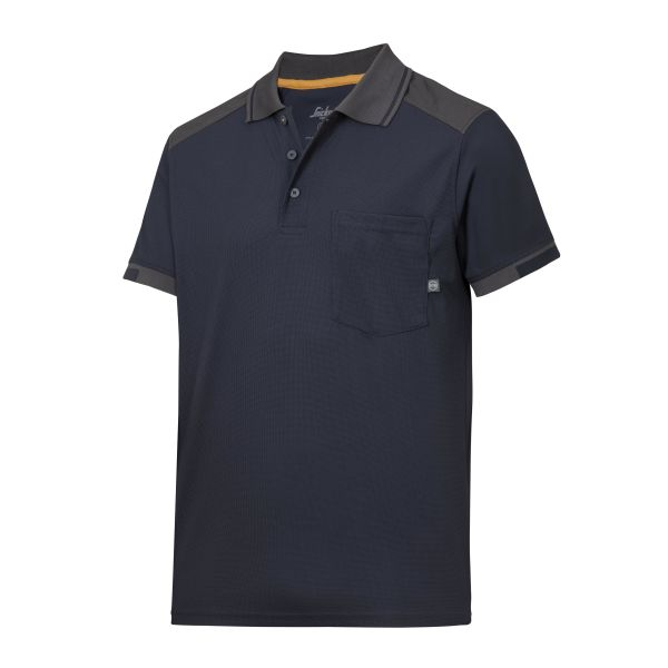 Snickers 2701 AllroundWork Pikeepaita laivastonsininen/harmaa XS
