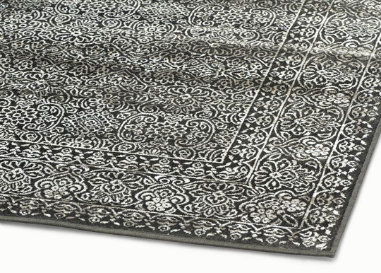 Narma viskoosimatto Orient hiilenharmaa 65x135 cm