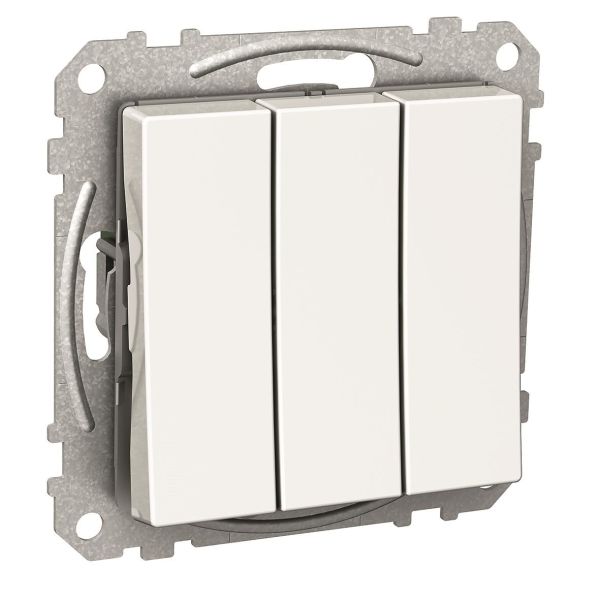 Schneider Electric Exxact Vipupainike valkoinen 3x1-napainen