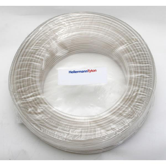 Hellermann Tyton 0165-10234 Eristysletku Ø8 mm x 50 m Läpinäkyvä