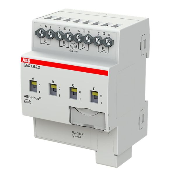 ABB 2CDG110254R0011 Tulo-/lähtöyksikkö KNX, 230 V, 6 A Kytkinliitäntöjen enimmäismäärä: 4