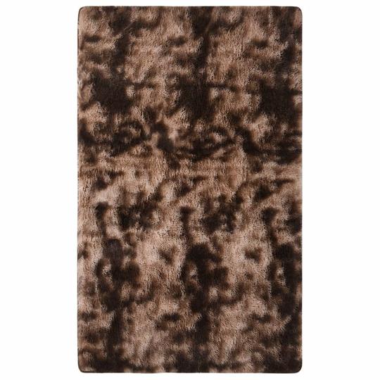 vidaXL Shaggy-matto harmaanruskea 270x180 cm
