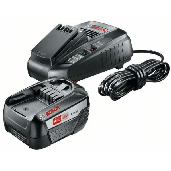 Bosch DIY AL 1830 CV + 6,0Ah Latauspaketti 6,0 Ah akku ja laturi