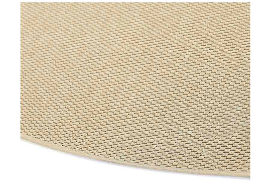 Narma sileäpintainen matto Bono, beige ja pyöreä Ø 160 cm