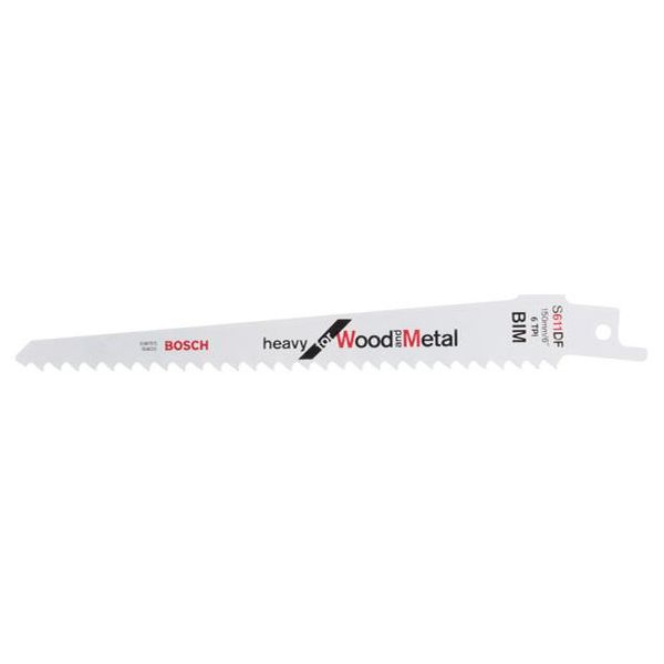 Bosch Heavy for Wood and Metal Puukkosahanterä 150mm, 2 kpl