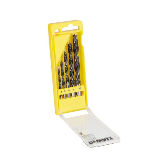 Dewalt DT4535-QZ Puuporanterä 5 kpl, 4, 5, 6, 8 ja 10 mm