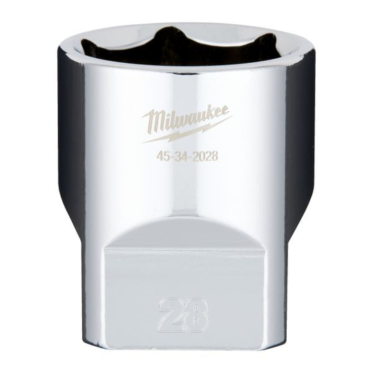 Milwaukee 4932480026 Hylsy 1/2", lyhyt 28 mm