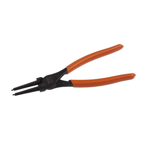Bahco 0034567 Lukkorengaspihdit sisäänpäin aukeava, suora 12-25 mm