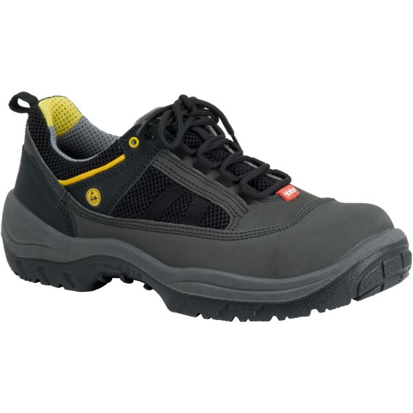 Jalas 3110 Light Grip Turvakengät S2, alumiinikärki, musta/keltainen Koko 36