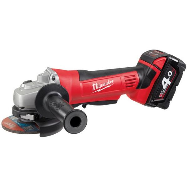 Milwaukee HD18 AG-125-402C Kulmahiomakone sis. akut ja laturin