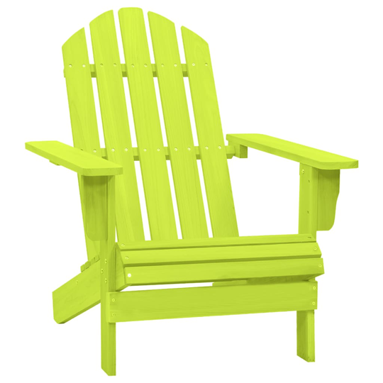 vidaXL Adirondack-puutarhatuoli täysi kuusi vihreä