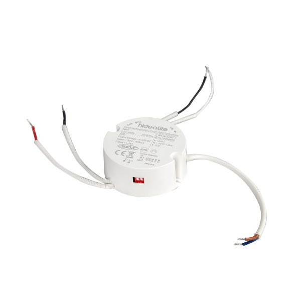 Hide-a-Lite Round Muunnin Dali/Push, 350/700 mA, 9 W
