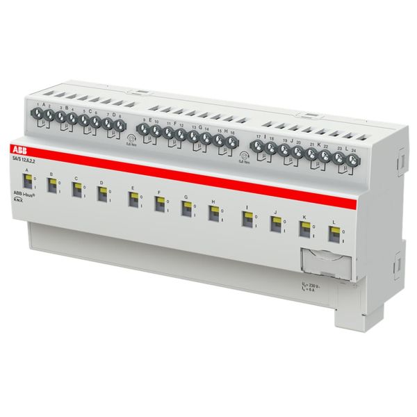 ABB 2CDG110256R0011 Tulo-/lähtöyksikkö KNX, 230 V, 6 A Kytkinliitäntöjen enimmäismäärä: 12