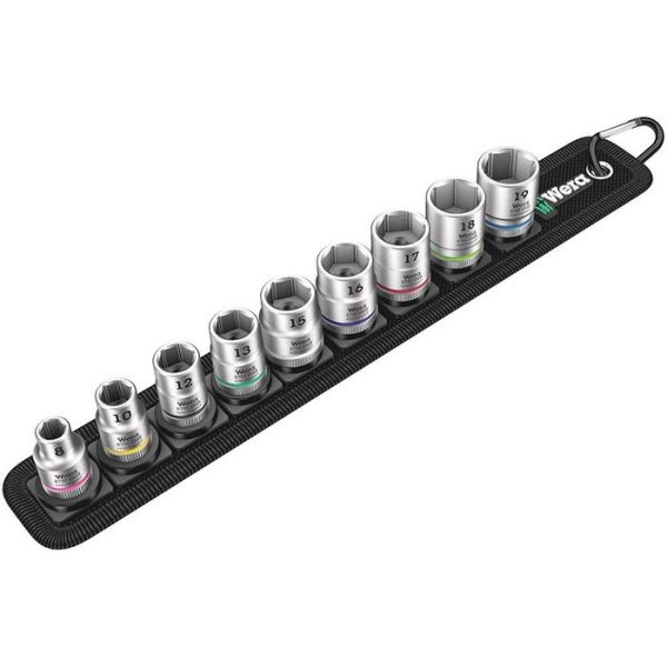 Wera Zyklop B 4 Hylsysarja 3/8"