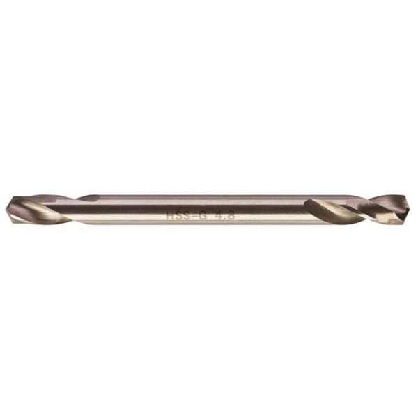 Milwaukee HSS G Metalliporanterä kaksipäinen, 10 kpl:n pakkaus 4,8 mm