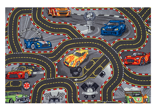 Lastenhuoneen matto Racers 150x200 cm