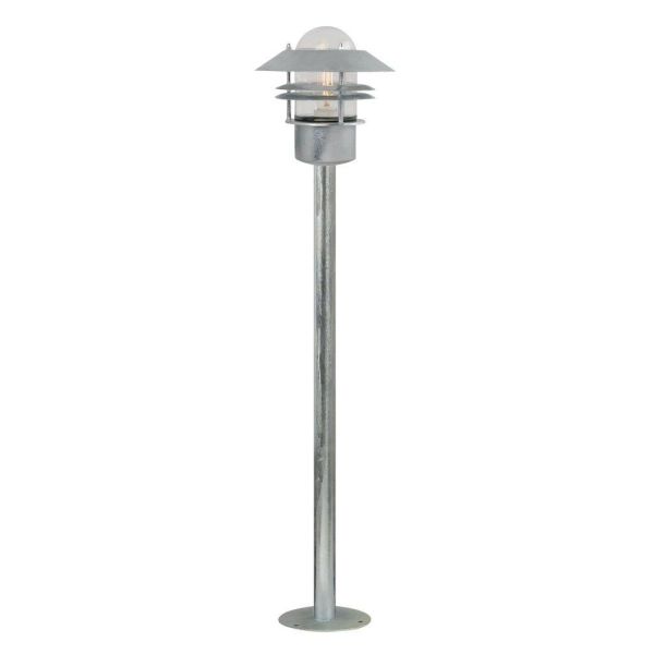 Nordlux BLOKHUS 25078031 Tolppa IP54, E27 Galvanoitu