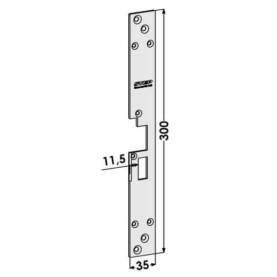 STEP ST195-B Tolppa mallille Sapa 2050, Schüco RS 65 Oikea