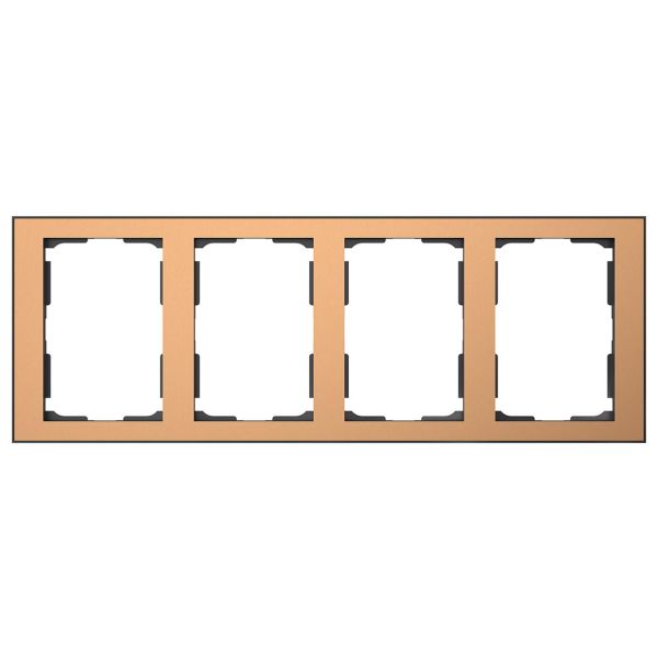 Elko EKO06460 Yhdistelmäkehys kupari/musta 4 x 1½ lokeroa