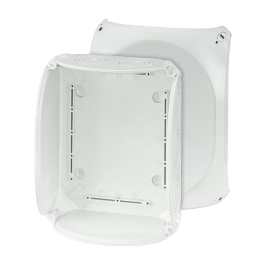 Hensel KF 2500 G Kytkentärasia harmaa, IP66, lasikuitu, ilman liitintä 205x255x112 mm