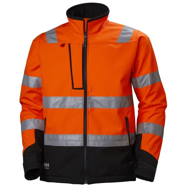 Helly Hansen Workwear Alna Softshelltakki huomioväri, oranssi/musta M