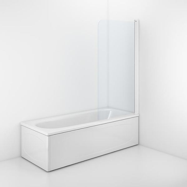 Ifö Space SPXK Kylpyammeen seinä 1400 x 800 mm, läpinäkyvä lasi