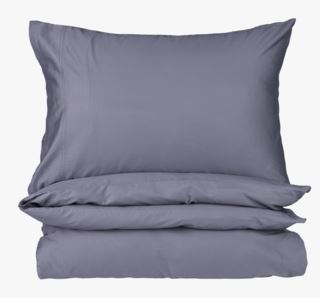 Eden Soft stonewashed pussilakanasetti satiinipuuvillaa sumuinen sininen