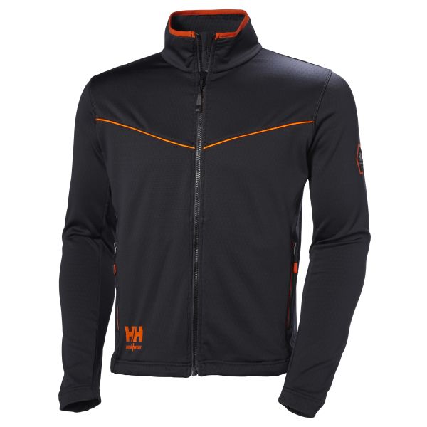 Helly Hansen Workwear Chelsea Evolution Collegepaita musta/oranssi Koko S