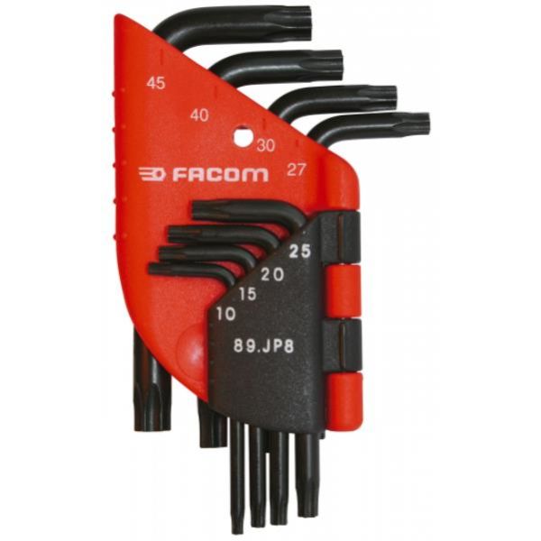 Facom 89.JP6 Torx-avainsarja T10-T40, keskikokoinen pidike, 6 kpl