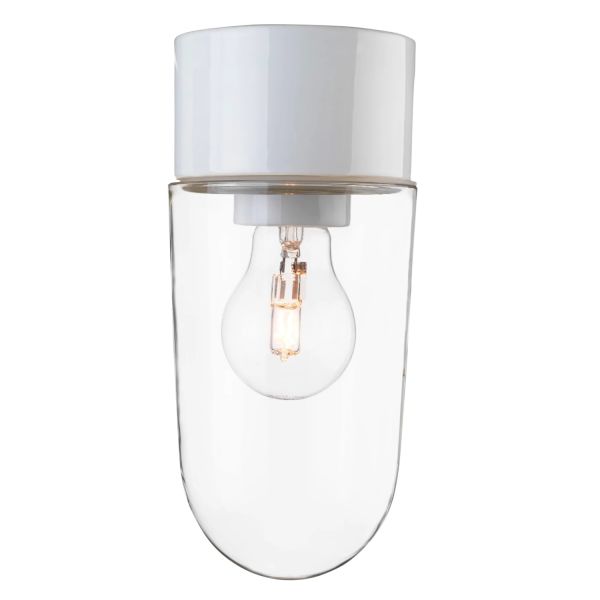 Ifö Electric 6043-510-16/6135-2 Kattovalaisin IP54, suora, E27, kirkas Musta