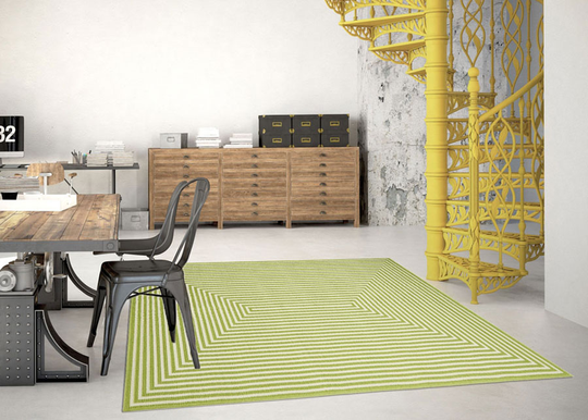 Matto Braid Green 133x190 cm