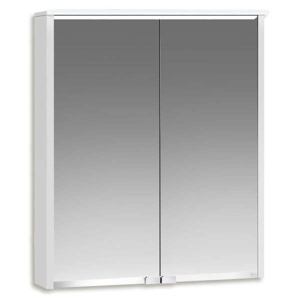 Ifö Option Bas 50 Kylpyhuonekaappi valkoinen, peili ja valaistus 500 mm