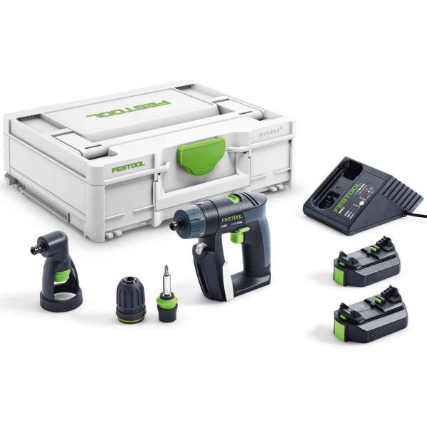 Festool CXS 2,6-Set Ruuvinväännin sis akut ja laturin