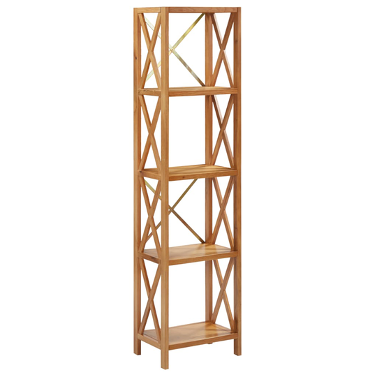 vidaXL Kirjahylly 5 tasoa 40x30x163,5 cm täystammi