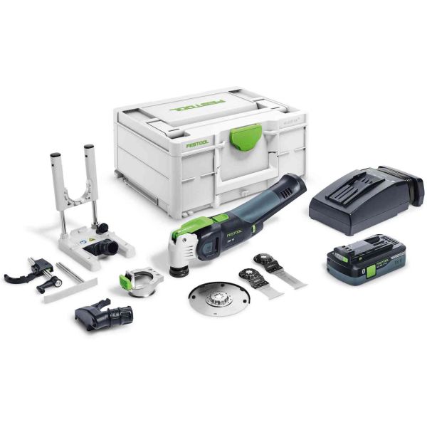Festool OSC 18 HPC 4,0 EI-Set VECTURO Monitoimityökalu sis. akun ja laturin
