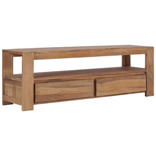 vidaXL TV-taso 120x30x40 cm täysi tiikki