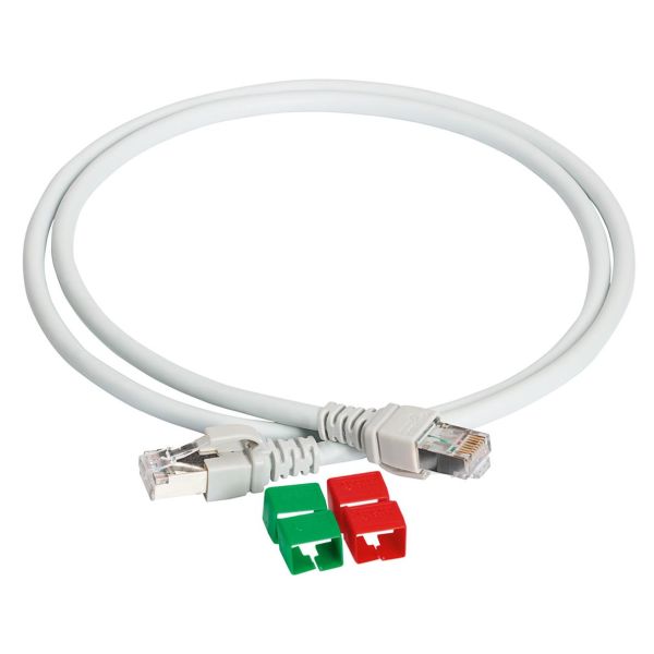 Schneider Electric 306420018 Patch-kaapeli 2 x RJ45, 6 A 0,5 m