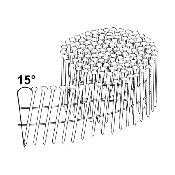 ESSVE M-Fusion Rullalipasnauhat 15°, lankasidottu 5400 kpl, 2,5x50mm