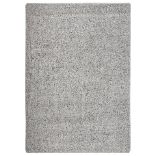 vidaXL Pörrömatto vaaleanharmaa 160x230 cm liukumaton