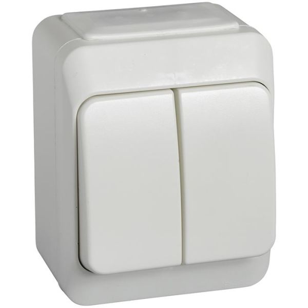 Schneider Electric Aqua Stark 183502600 Kytkin kaksiportainen