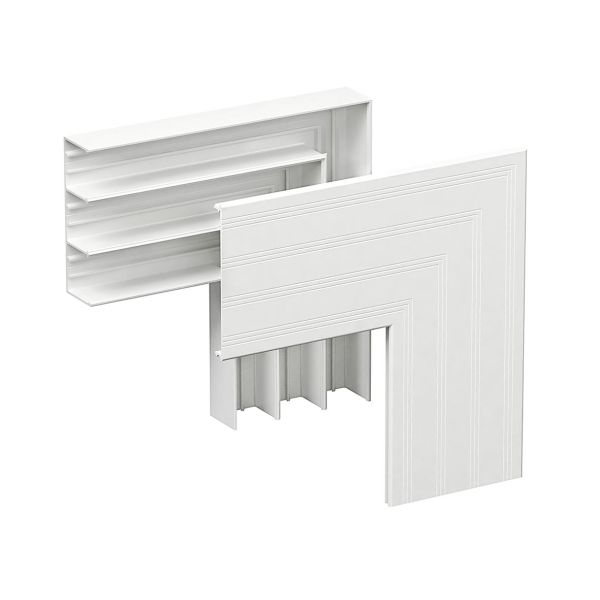Schneider Electric 5440328 L-kappale 34 x 100 mm, valkoinen