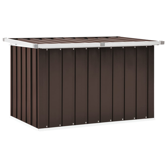 vidaXL Puutarhan varastoarkku ruskea 109x67x65 cm