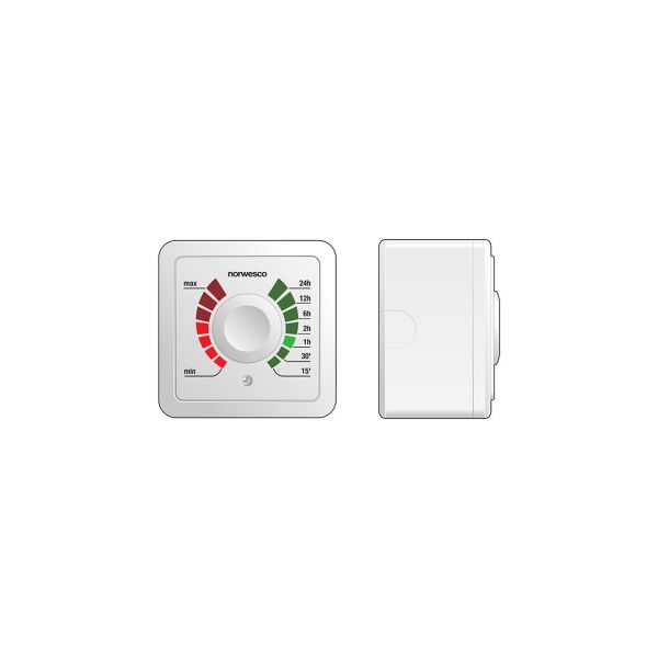 Norwesco 490004 Ajastin 10 A, uudelleen kytkettävä, IP20 Pinta-asennus