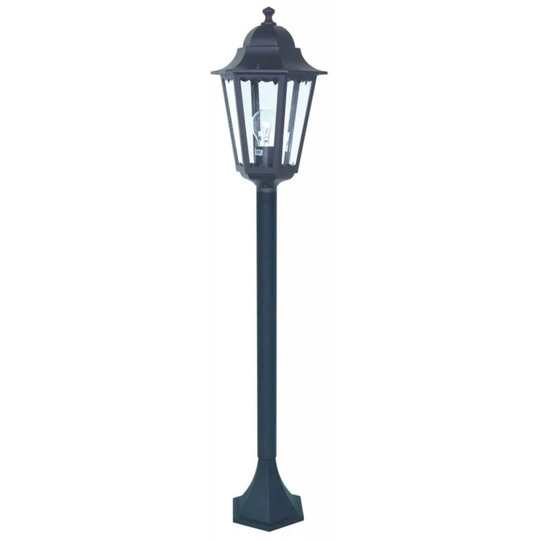 Smartwares Puutarhan valopylväs 60 W musta 125 cm CLAS5000.037