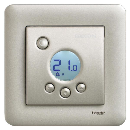 Ebeco Front Cover 8581617 Peitelevy EB-Therm 205 -termostaattiin Metallic