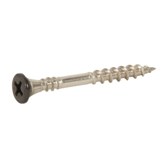 ESSVE 537617 Julkisivuruuvi 4,2x45 mm, ruostumaton/haponkestävä A4, nauhoitettu. Musta, 1000 kpl