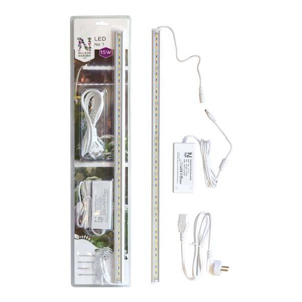 Nelson Garden No.1 LED-kasvivalaisin 15 W, 60 cm, sis. adapterin