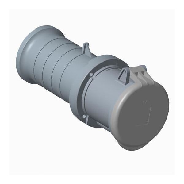 ABB 2CMA166858R1000 Jatkopistorasia suora, IP44 Harmaa, 1 h