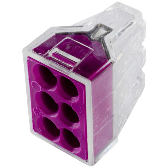 Wago 773-106 Puristusliitin 6-johtiminen 5 kpl